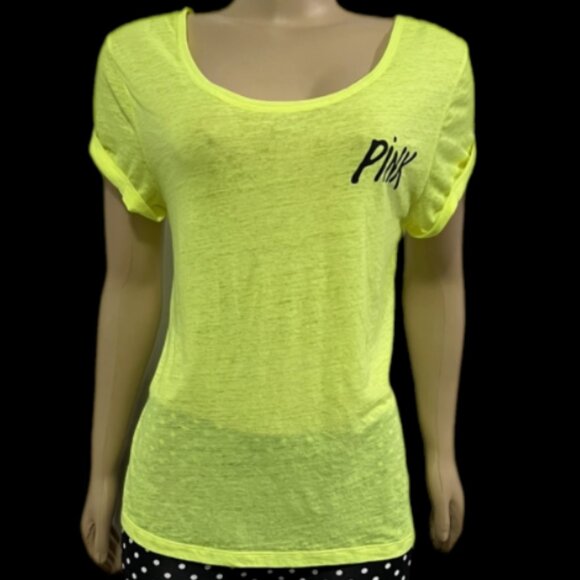 Pink by Victoria’s Secret Low-Back Sheer T-Shirt - Picture 11 of 12